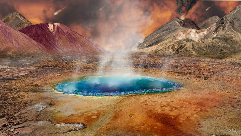 Iron sulfide-catalyzed gaseous CO2 reduction and prebiotic carbon fixation in terrestrial hot springs